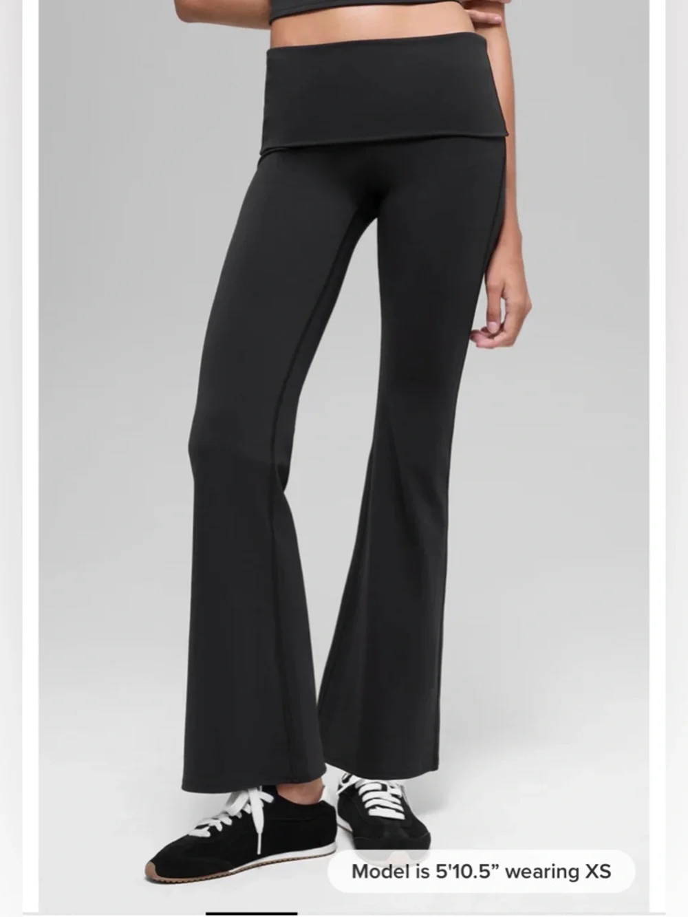 ALO Softsculpt 7/8 Foldover Flare Legging - Picture 3 of 8